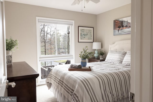 bedroom featuring carpet floors