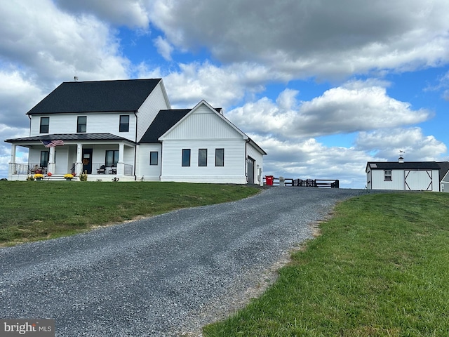 exterior space with driveway