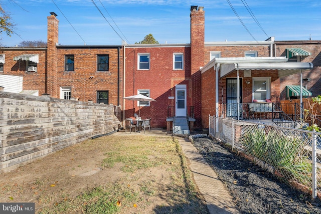 view of rear view of house