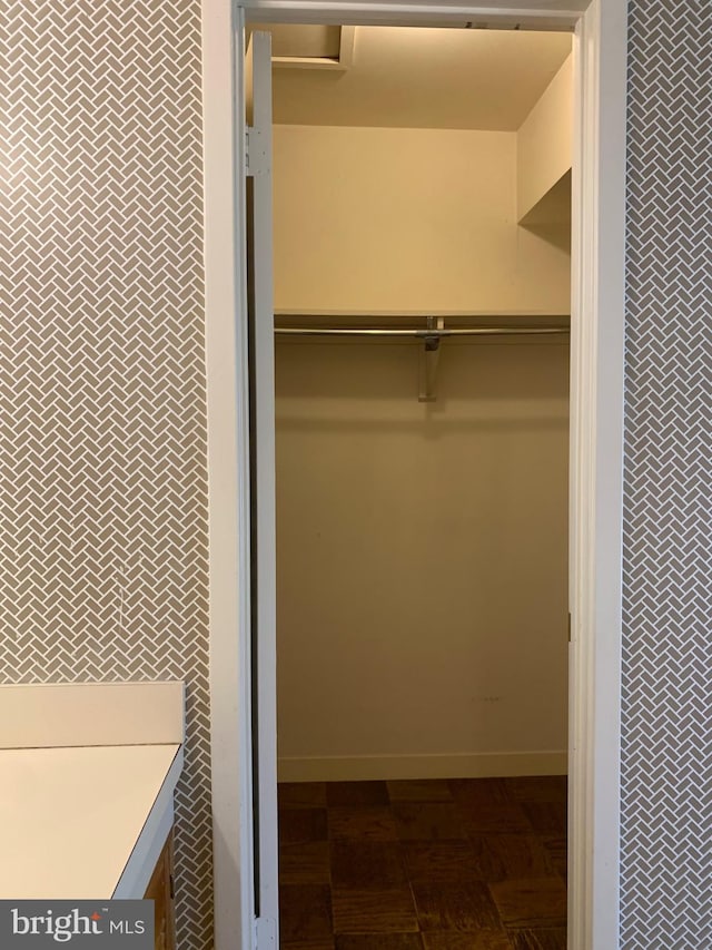 view of closet