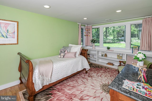 74 Wilson Rd, Princeton, NJ 08540 - bedroom with recessed lighting, baseboards, and wood finished floors