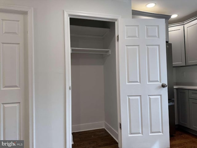 view of closet