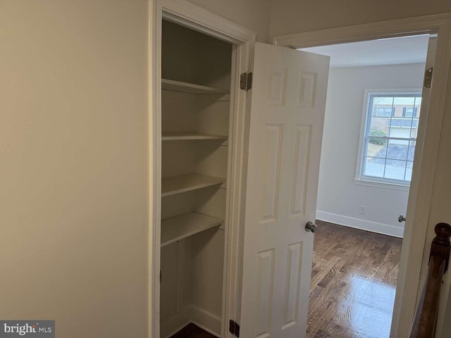 view of closet