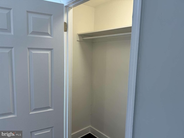 view of closet