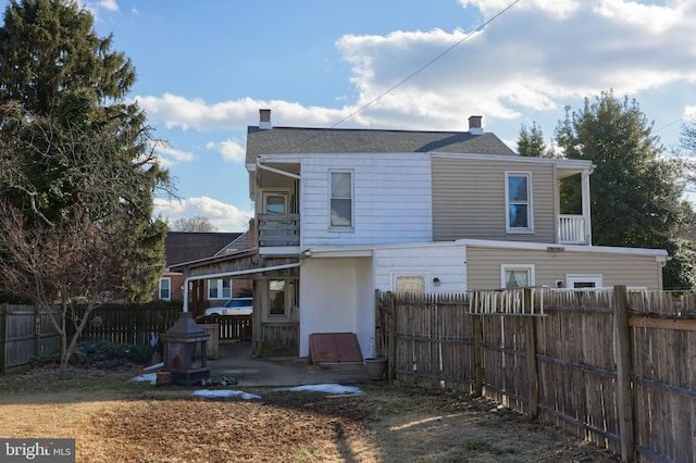 view of back of house