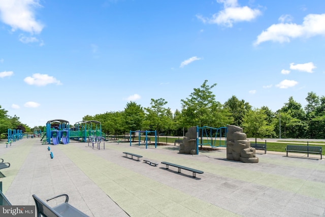 view of communal playground