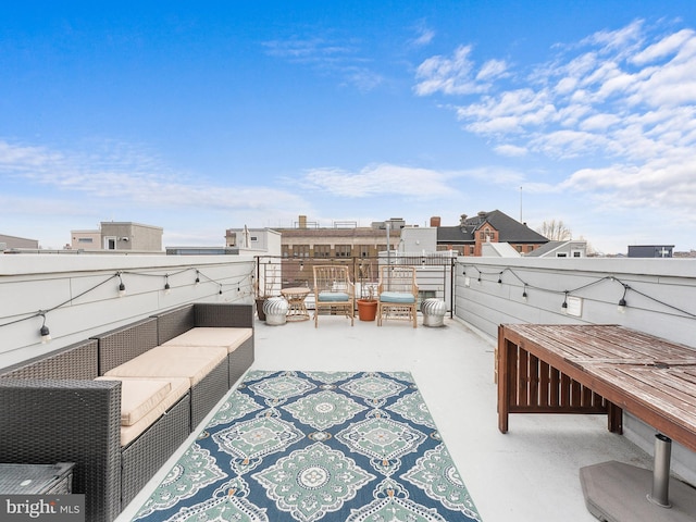 view of patio / terrace with outdoor lounge area