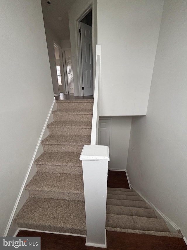 view of staircase