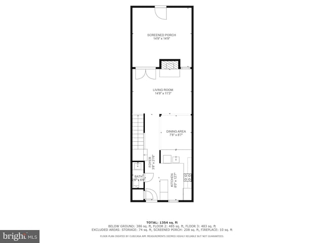 2512 S Arlington Mill Dr Unit 5, Arlington, VA 22206 - home floor plan