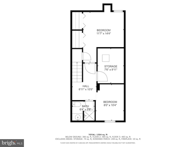 2512 S Arlington Mill Dr Unit 5, Arlington, VA 22206 - property floor plan