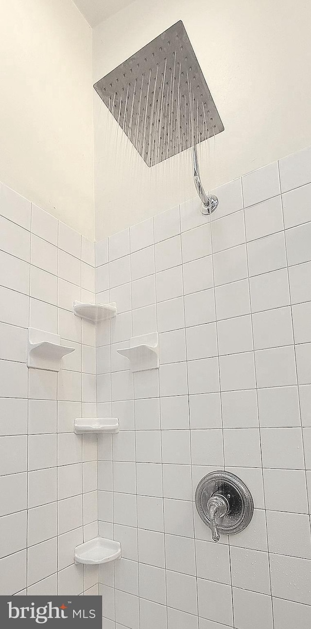 details featuring tiled shower