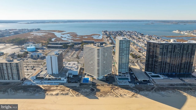 10300 Coastal Hwy Unit 104, Ocean City, MD 21842 - birds eye view of property featuring a view of city and a water view