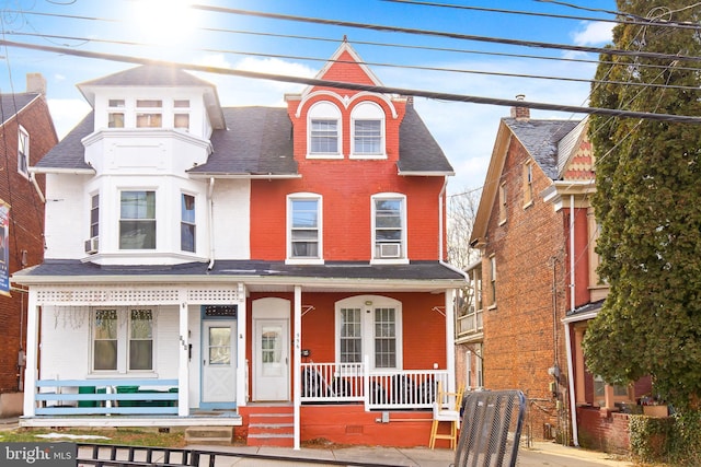 view of front of home with a porch