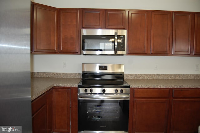 kitchen with stainless steel appliances