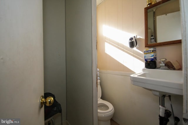 bathroom with toilet