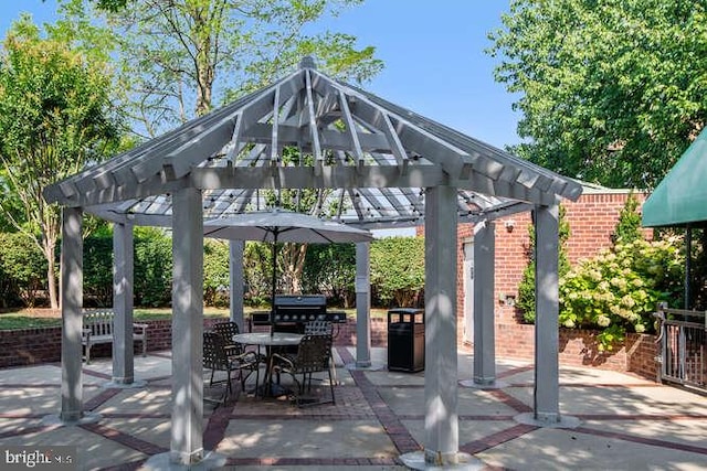 view of home's community with a patio area