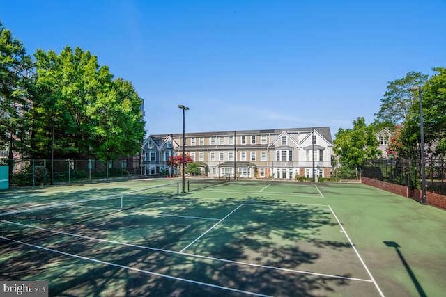 view of sport court