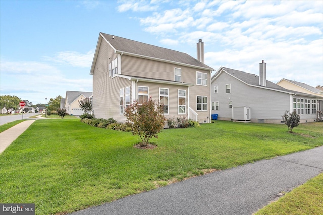 exterior space featuring a yard