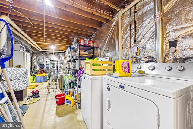 laundry area with washer and dryer