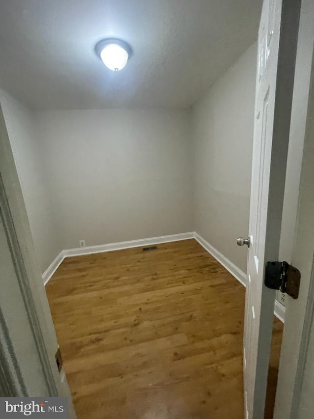 interior space featuring hardwood / wood-style flooring