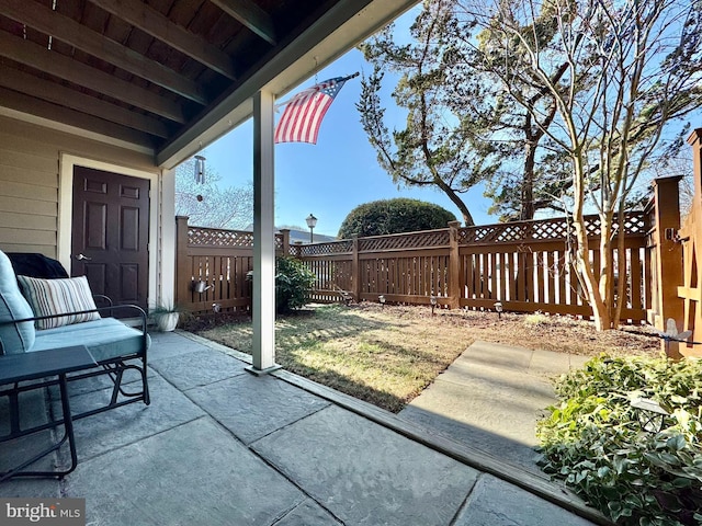 view of patio