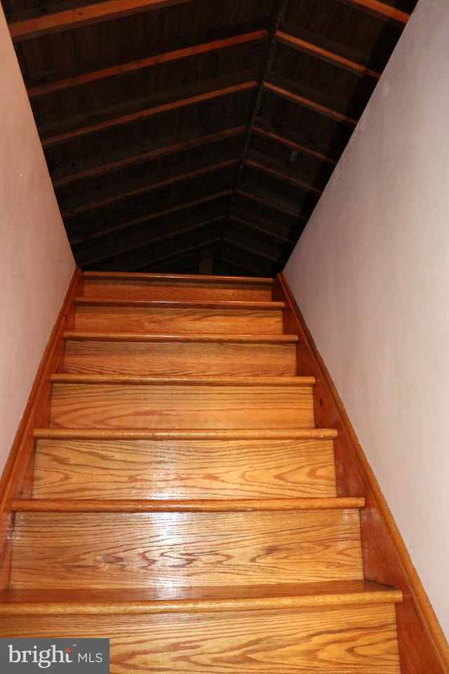 view of stairs