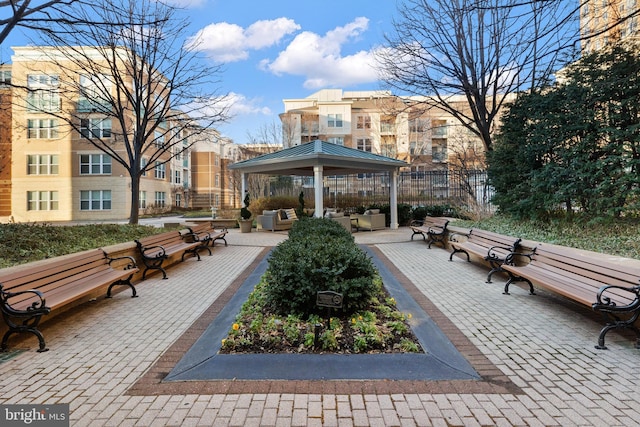 surrounding community featuring a gazebo