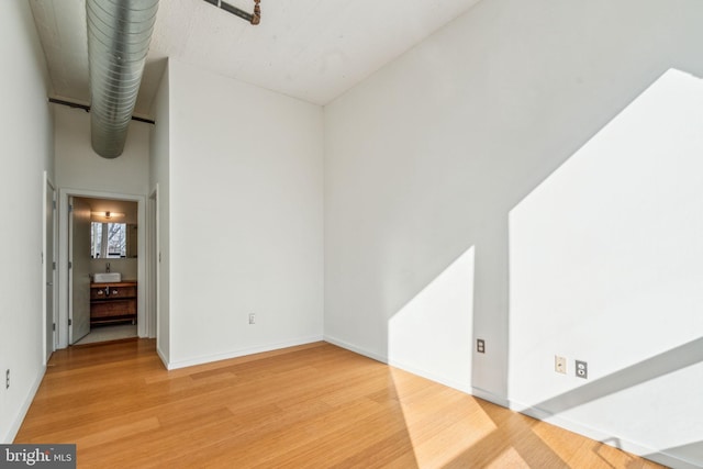 interior space featuring light hardwood / wood-style floors