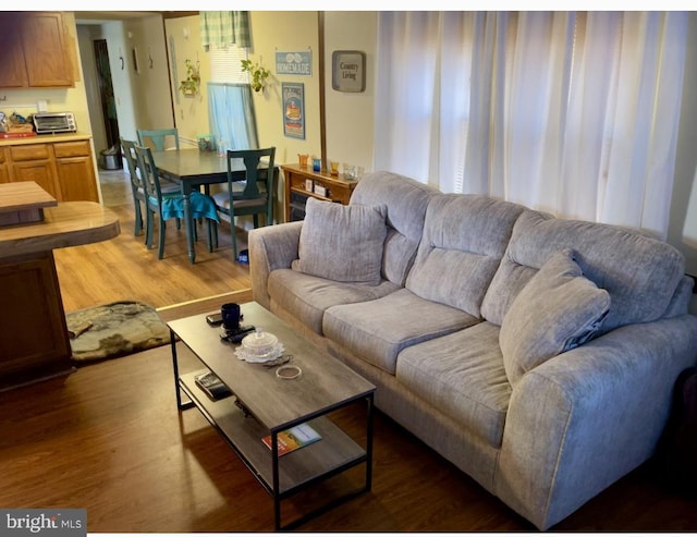 147 Day Owens Dr, Franklin, WV 26807 - living room with dark hardwood / wood-style flooring