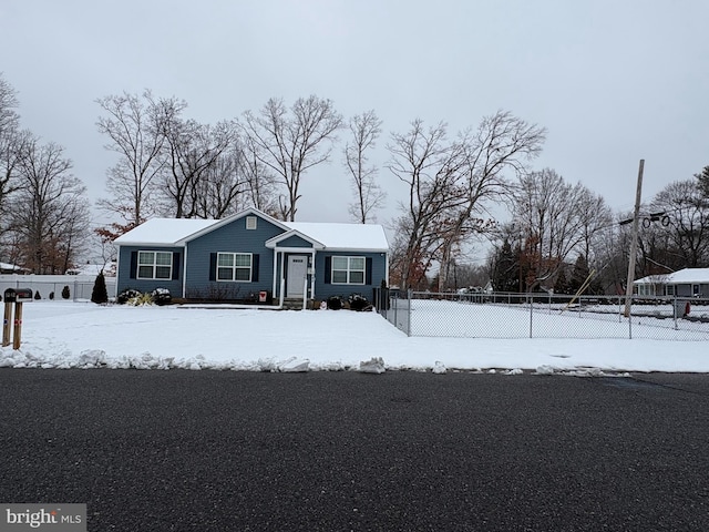 view of front of home