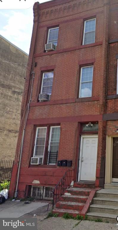2130 N 19th St, Philadelphia, PA 19121 - view of property featuring entry steps and cooling unit