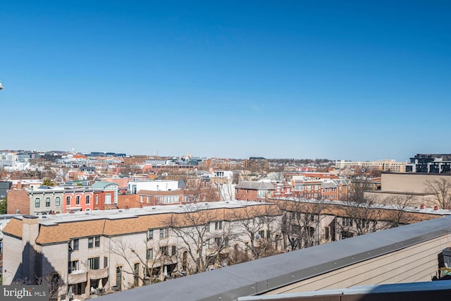 balcony featuring a city view