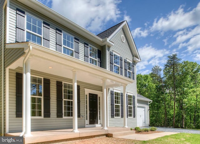 view of front of home featuring a porch