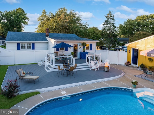 204 E Marengo, Saint Michaels, MD 21663 - view of pool featuring a deck