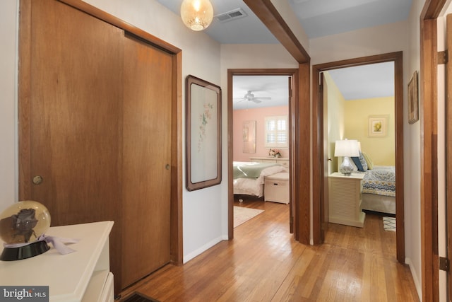 204 E Marengo, Saint Michaels, MD 21663 - hallway with light hardwood / wood-style flooring
