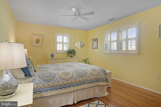 204 E Marengo, Saint Michaels, MD 21663 - bedroom featuring hardwood / wood-style flooring and ceiling fan