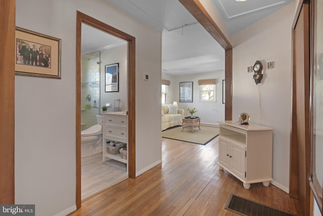204 E Marengo, Saint Michaels, MD 21663 - hall featuring light wood-type flooring