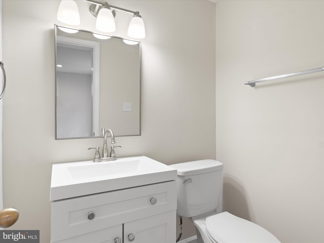 9301 Reef Ct, Alexandria, VA 22309 - bathroom featuring vanity and toilet