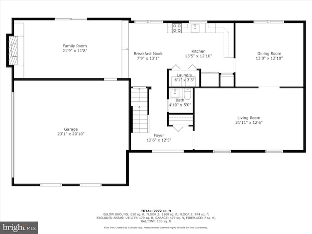 9301 Reef Ct, Alexandria, VA 22309 - room layout