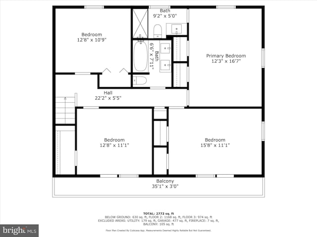 9301 Reef Ct, Alexandria, VA 22309 - room layout