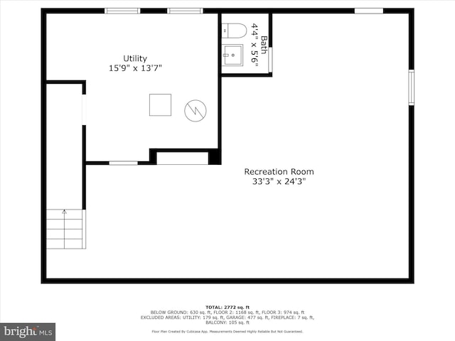 9301 Reef Ct, Alexandria, VA 22309 - room layout