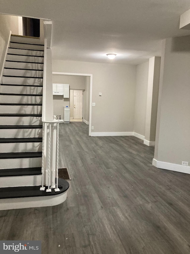 interior space featuring hardwood / wood-style floors