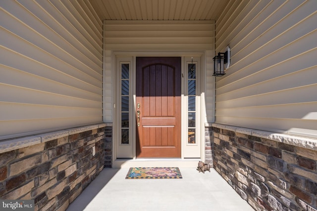 view of entrance to property