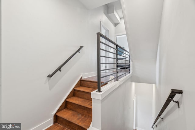 view of stairs