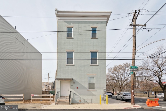 view of rear view of property