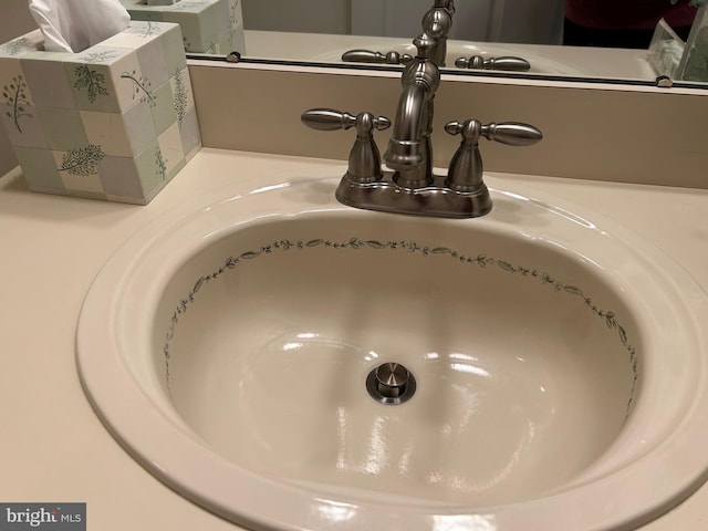 details featuring a sink