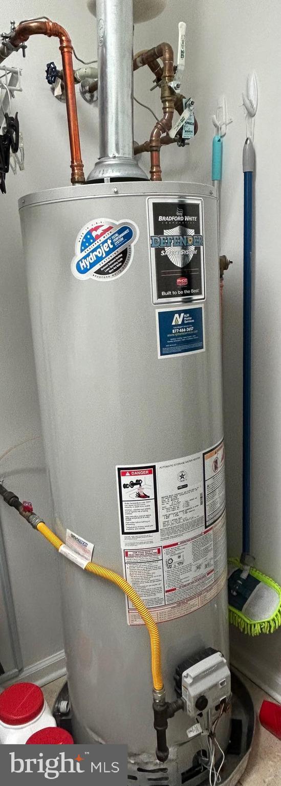 utilities with gas water heater