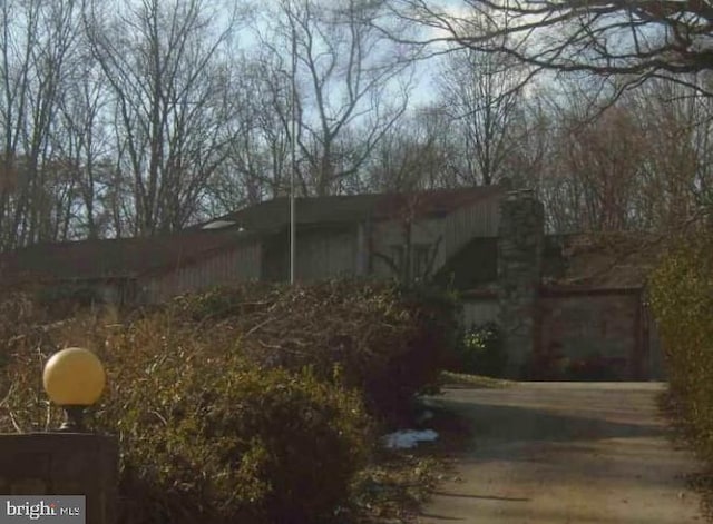 view of side of property