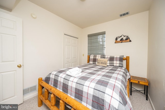 3084 Lake Shore Dr, Oakland, MD 21550 - bedroom with baseboards, visible vents, and carpet