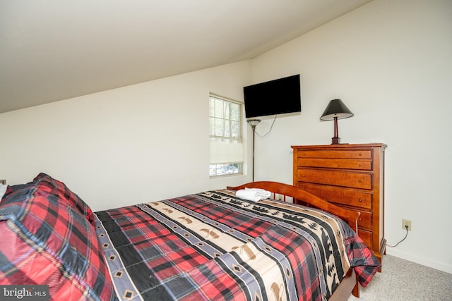 3084 Lake Shore Dr, Oakland, MD 21550 - bedroom featuring vaulted ceiling and carpet floors
